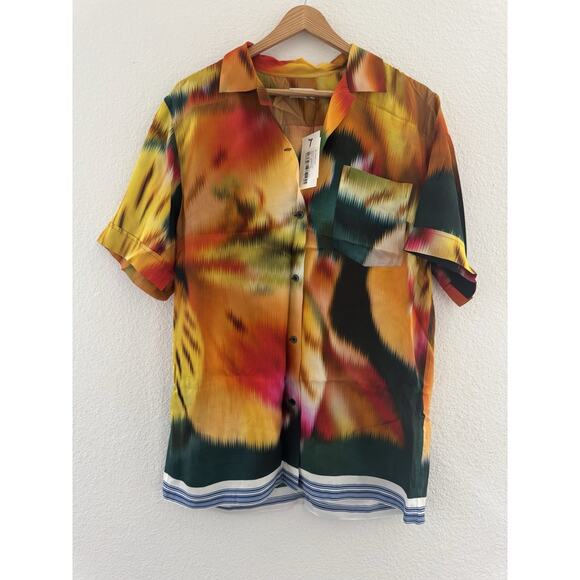 DRIES VAN NOTEN Floral Shirt In Multi - NWT $820